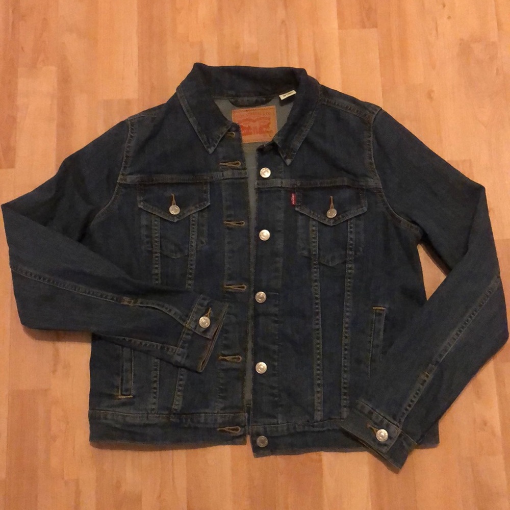 Levi’s Goose Island branded denim jacket